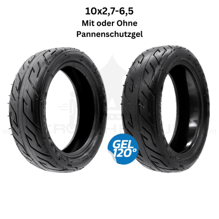 escooter tubeless reifen 10x2,7-6.5 mit oder ohne pannenschutzgel passend für VMAX