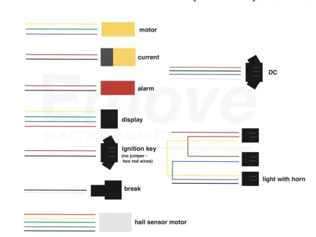 E Scooter Controller anschlussplan Wire Diagramm