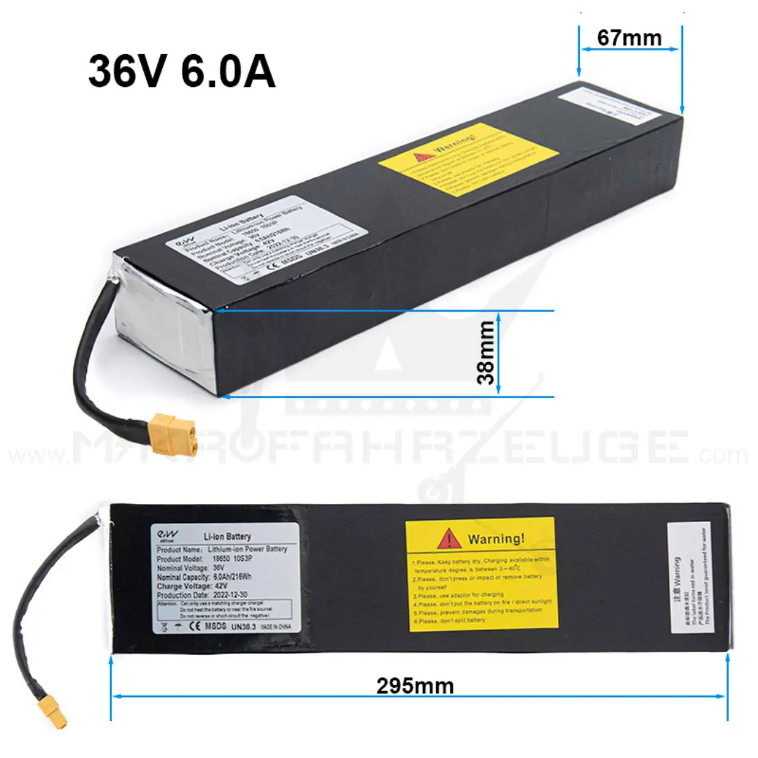 Batterie de remplacement 36V 6Ah/7.5Ah Li pour KUGOO S3 & S3 PRO (anci –  Kugoo Officiel