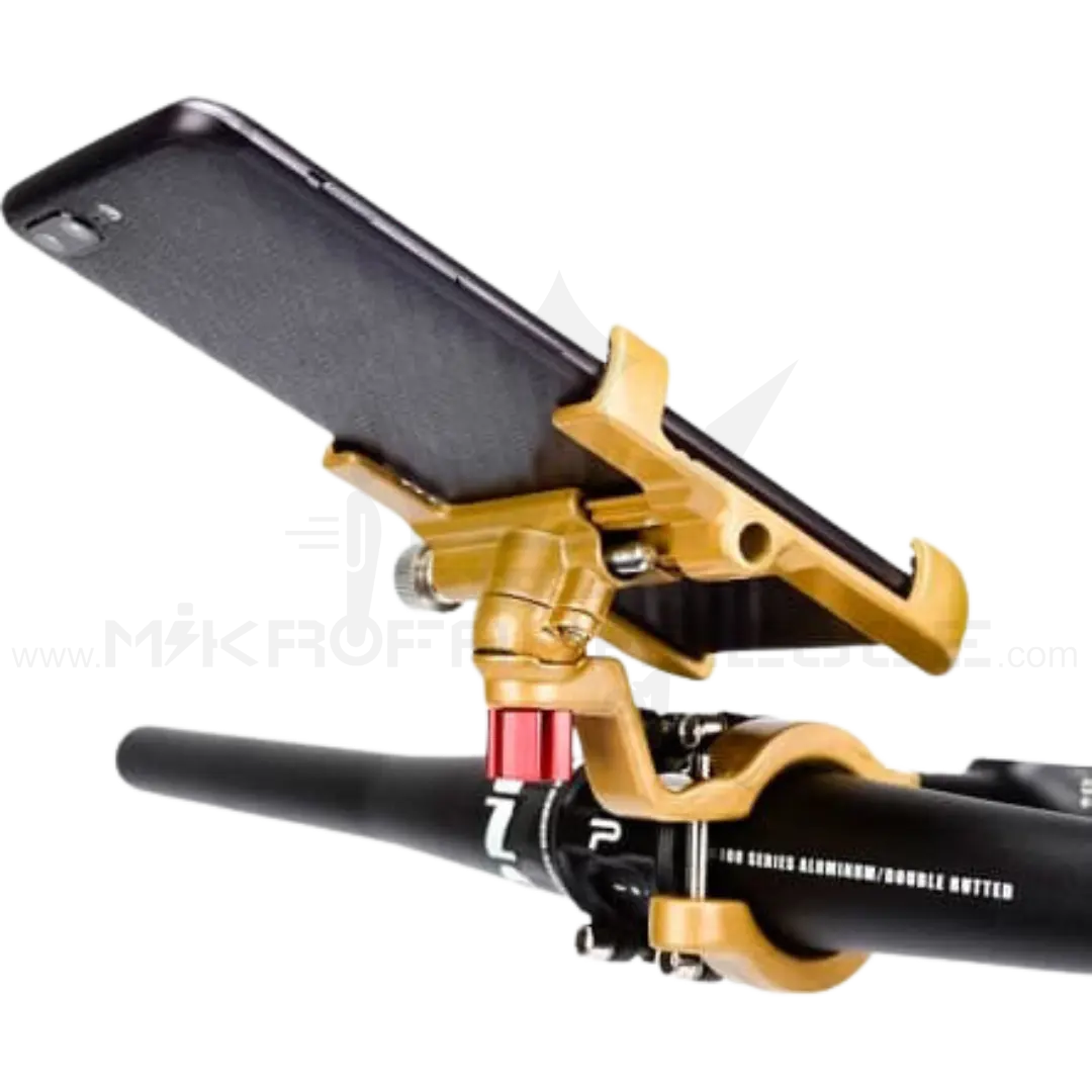 PROMEND 360° Drehbarer Metall Phone Holder Lenker Handyhalterung
