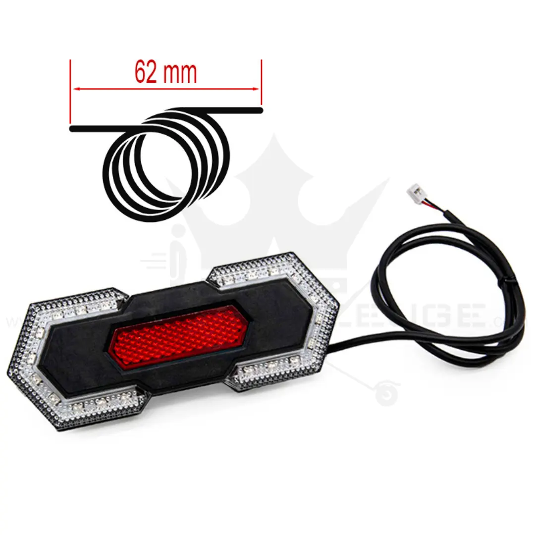 Blinkende Rücklicht Mit Horn Elektrische Roller Licht USB Aufladbare für  Ninebot Max G30 Hinten Licht Blinker Fernbedienung - AliExpress
