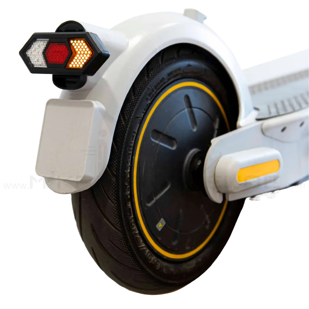 YeahBoom E Scooter Rücklicht, Blinker Nachriisten,Roller Fahrrad-Rücklicht  mit Funkfernbedienung,Kompatibel mit Max G30 Serie Elektro Scooter/Fahrrad  Einstellbare Richtung Gelb : : Sport & Freizeit