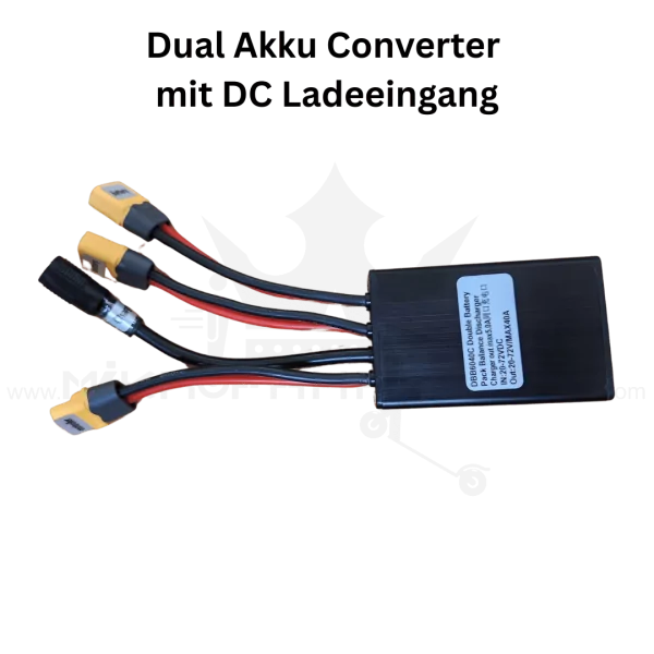 E Scooter Dual Akku Converter