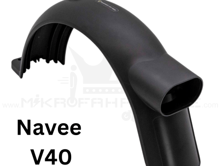 Navee V40 Schutzblech hinten ohne Rücklicht Seitenansicht Rear Fender V40 Backfender Back Kotflügel Schutzblech
