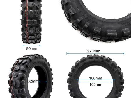 TUOVT 90/65-6,5 Tubless Offroad Reifen für E Scooter