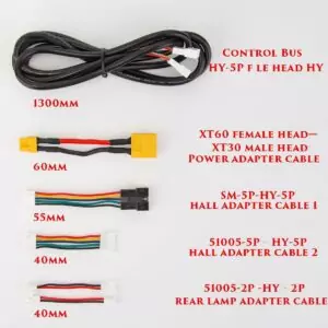 Speed Master 365 Edison EVO Kabel und Adapter für verschiedene E Scooter