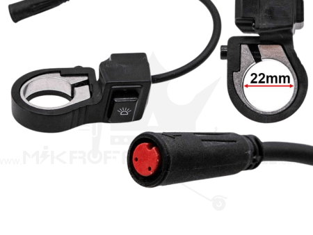 Kaabo Mantis Beleuchtungstaster Lichtschalter für light Licht Beleuchtung Switch Button Taste Ersatzteil E-Scooter