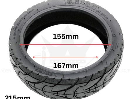 City Straßenreifen für den Dual tron Scooter E-Scooter Bereifung für die Stadt City Tire 8.5x3-6.1
