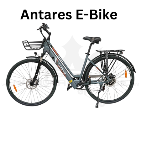 ANTARES EBIKE GREEN Elektrisches Fahrrad 25km/h 50km Reichweite