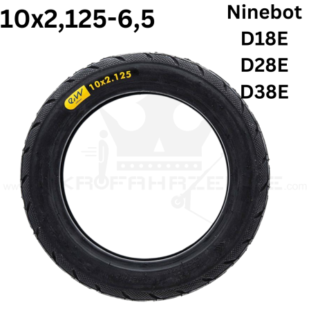 10x2,125-6,5 NInebot Luftreifen Tyre Tire Ersatreifen E-scooter