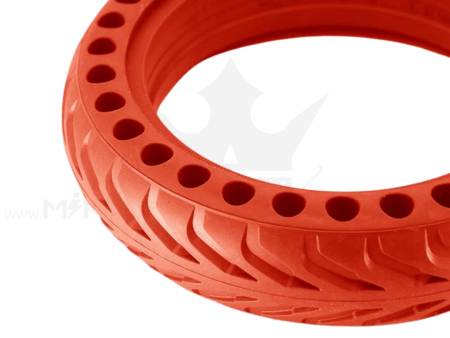 8,5x2-6,1 honeycomb Ersatzreifen Escooter Wheel Tire Solid Vollgummi Rot