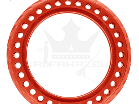 8,5x2-6,1 honeycomb Ersatzreifen Escooter Wheel Tire Solid Vollgummi Rot