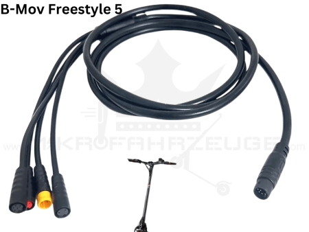 ogist Urbetter M6, Ecoxtrem Bison, B-Mov Freestyle 5 Mainwire Verbindungskable Cable zwischen Controller und Dashboard