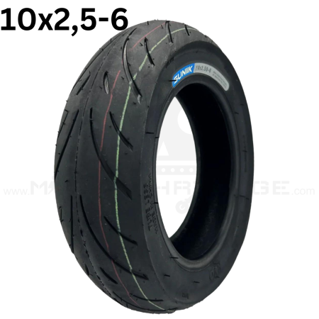 SUNIIK 10x2,5-6 Tubeless schlauchloser Reifen Tire Tyre Ersatzteil Wheel Luft