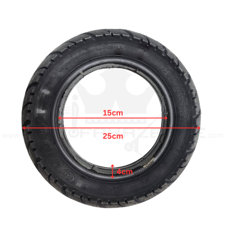 TOUVT 10x3 Solid Pannensicherer Reifen IO HAWK VSETT Abmessungen