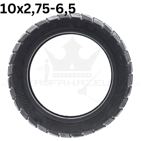 Tubeless tire Offroad 10x2,75-6,5 Mantel Reifen Escooter Gyrosmart