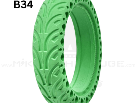 8,5x2-6,1 honeycomb Ersatzreifen Escooter Wheel Tire Solid Vollgummi Rot