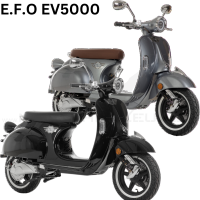 E.F.O EV5000 Elektroroller 90km/h 100km Reichweite E-Scooter 72V 52Ah