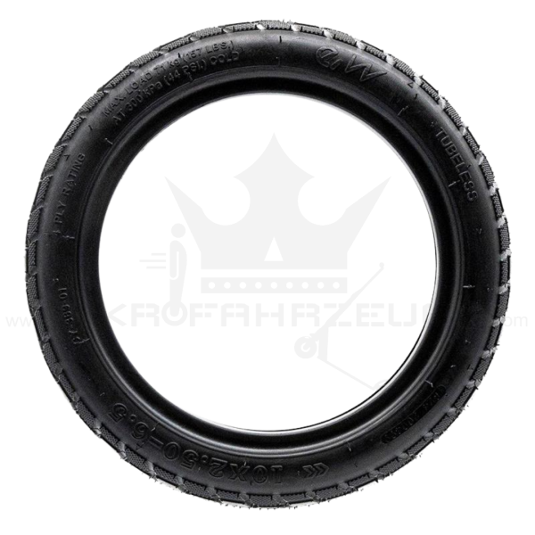 10x2,5-6,5 Offroad Tubeless Tire Tyre Reifen mit Gel Antipannengel Escooter Ersatzteil