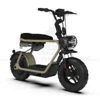 Coopop Rugged GS Elektroroller 48V 30Ah 45kmh 60km Reichweite Scooter E-Scooter Fahrzeug schwarz beige Elektrofahrzeug Rooder