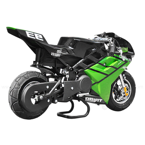 Nitro Motors Tribo 1060W Eco Pocketbike (versch. Farben) Kinder Motorrad E-bike grün