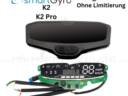 Smartgyro Display Dashboard Einheit Tuning ohne Limitierung ohne Begrenzung 5-Polig für geschlossenen Stromkreis