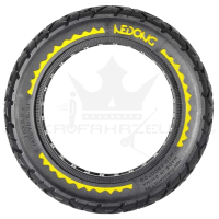 Solides gelbes Rad 10×2,5-6,5 – Offroad (44MM) [Nedong] 6070-6,5 NInebot Max G30 Tire Solid