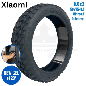 Xuancheng 8,5x2 5075-6,1 Tubeless Offroad Reifen mit Pannen Gel Tire Tyre Ersatzteil Xiaomi Reifen Wheel ANTIPANNENGEL