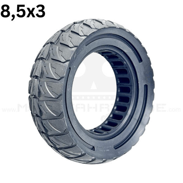 8,5x3 134MM Offroad Vollgummi Pannensicherer Reifen