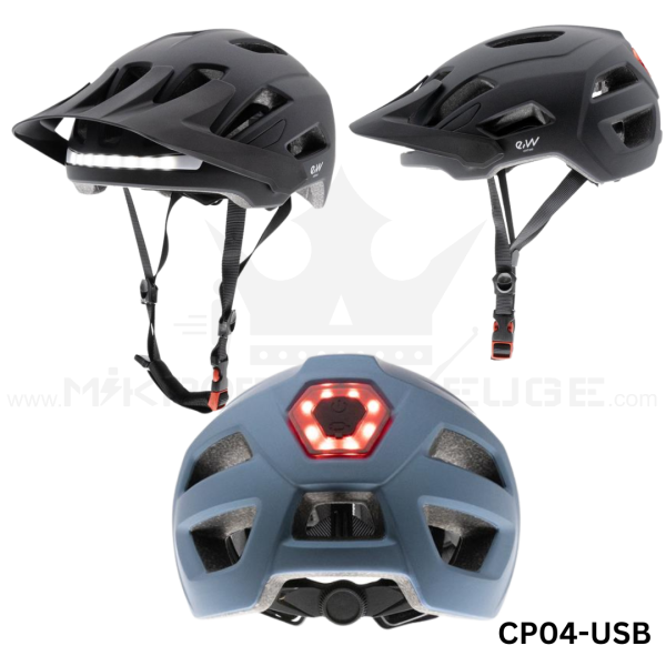 E Scooter - E-bike Helm mit Licht