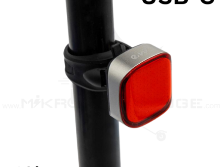 Fahrrad E Scooter Elektroroller Rücklicht LED mit 10h Laufzeit und USB-C