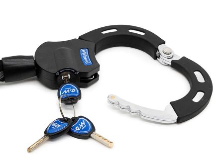 E-Scooter Handschellenschloss mit gepolsterten Handschellen und Stahlkette – maximale Sicherheit und Schutz vor Beschädigungen für Elektroroller.