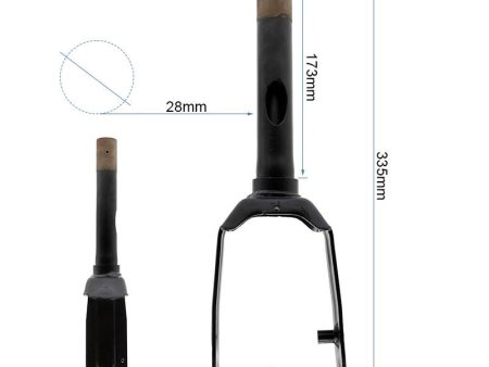 NIU KQI1 Pro Gabel Achse vorne Abmessungen