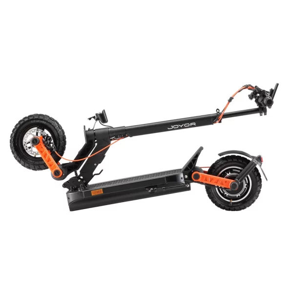 Joyor S5 Offroad E Scooter mit Zulassung in Deutschland zusammengeklappt