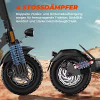 IScooter T4 Offroad E Scooter mit ABE 1000W Power