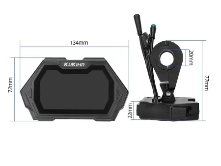 Original KuKirin G2 Master Display (TFM13-FEMAI-3) – Ersatzdisplay für E-Scooter mit präziser Anzeige von Geschwindigkeit, Akkustand und Fahrmodi