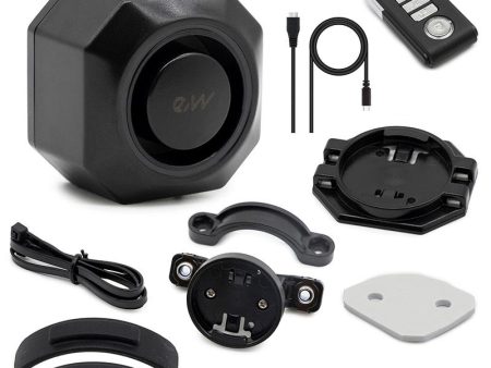 Universeller Diebstahlalarm mit 110 dB Lautstärke, Bewegungserkennung und Fernbedienung. Wasserbeständig, mit wiederaufladbarem Akku und Tonortungsfunktion. Ideal für E-Scooter und Fahrräder zum Schutz vor Diebstahl.