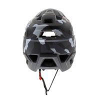 CP06 E-Scooter Motocross Sport Integralhelm im markanten Camouflage-Design. Leicht, sicher und in den Größen M oder L erhältlich.