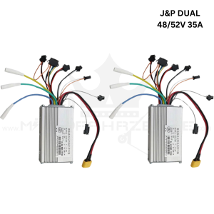 J&P Steuergerät / Motor Controller Dualmotor 48/52V 35A – Einzelkomponente oder Komplettset mit Display und Mainwire für maximale Leistung.