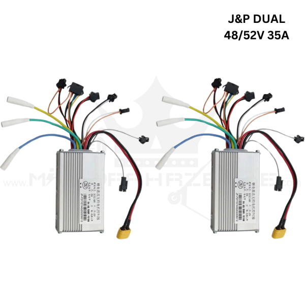 J&P Steuergerät / Motor Controller Dualmotor 48/52V 35A – Einzelkomponente oder Komplettset mit Display und Mainwire für maximale Leistung.