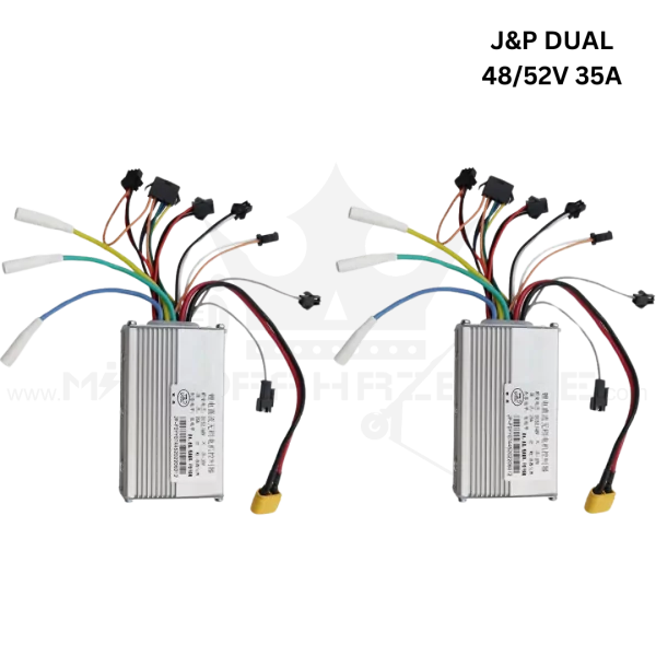 J&P Steuergerät / Motor Controller Dualmotor 48/52V 35A – Einzelkomponente oder Komplettset mit Display und Mainwire für maximale Leistung.