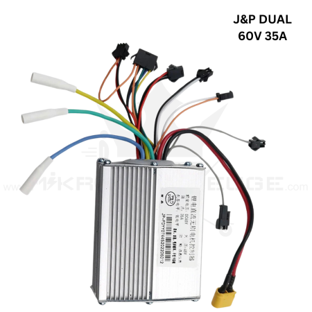 J&P Steuergerät / Motor Controller 60V 35A – Wahlweise einzeln oder als Elektronik-Komplettset mit Mainwire und Display. Leistungsstark und zuverlässig.