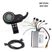 J&P Steuergerät / Motor Controller 60V 35A – Leistungsstarke Elektronik als Einzelkomponente oder Komplettset mit Mainwire und Display