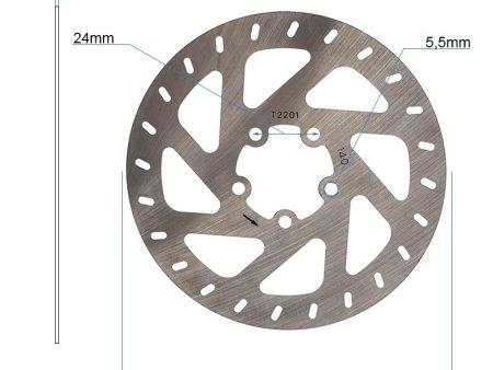 Xiaomi Mi4 Original Bremsscheibe – Brakedisc 140mm, 5-Loch-Aufnahme, Stärke 1,8mm, inkl. Schrauben. Robust, langlebig und passgenau