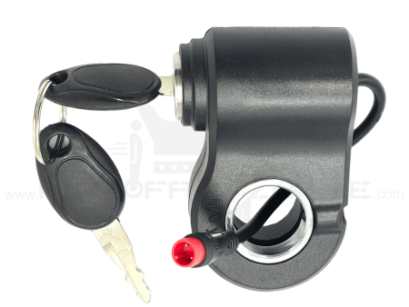 KuKirin G2 Pro Schlüsselschalter – Zündschloss mit 8mm Rundstecker (2-Pin), inklusive 2 Schlüssel für optimale Sicherheit.