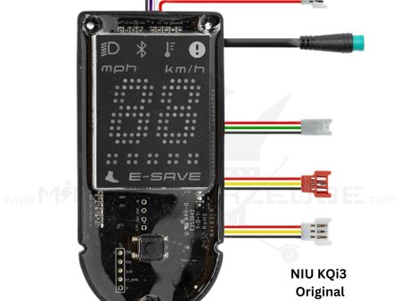 Original NIU KQi3 Display 48V – Hochwertiges Dashboard mit übersichtlicher Anzeige von Geschwindigkeit, Akkustand und Fahrmodi