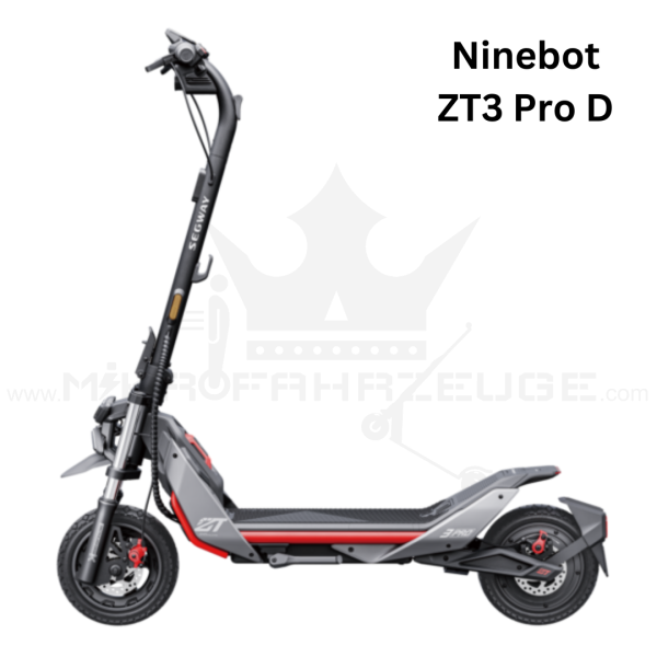 Segway-Ninebot ZT3 Pro D – Robuster All-Terrain E-Scooter mit leistungsstarkem Motor und fortschrittlicher Federung für ein unvergleichliches Fahrerlebnis.