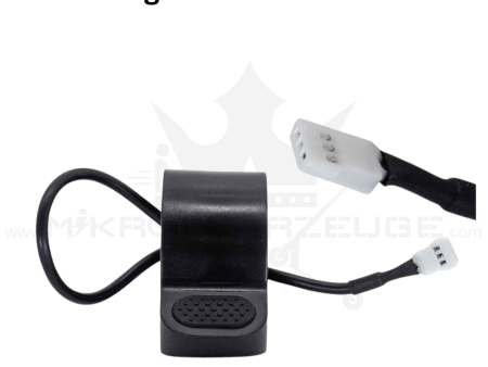 E Scooter Gashebel mit 3 Pin Flachstecker