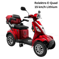 Rolektro Seniorenfahrzeug E-Quad Elektromobil 15 km/h Führerscheinfrei