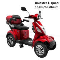 Rolektro Seniorenfahrzeug E-Quad Elektromobil 15 km/h Führerscheinfrei